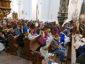 Diözesale Aussendung der Sternsinger im Hohen Dom zu Fulda (Foto:Karl-Franz Thiede)